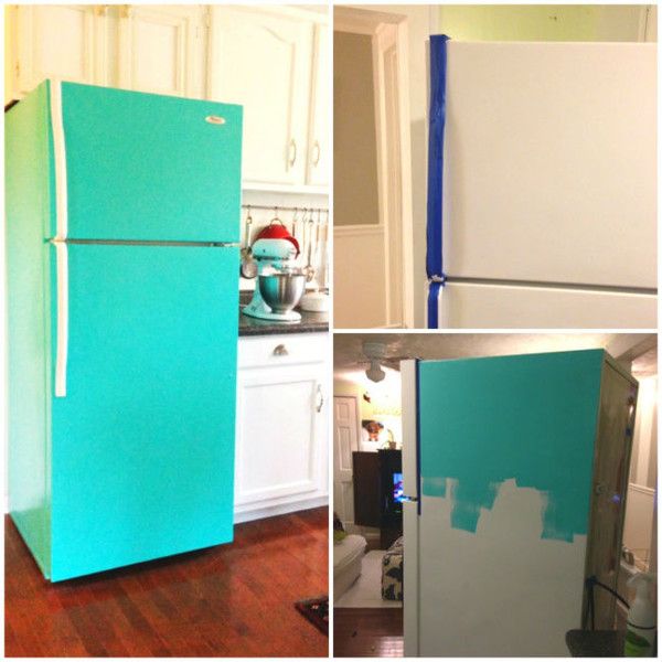 Особенности покраски старого холодильника