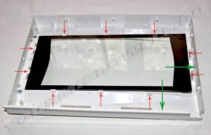 Как вынимать стекло из дверцы микроволновки