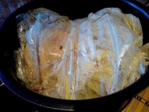 Рецепт картофеля в пакете