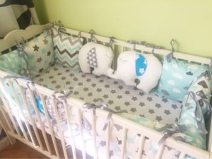 бортики в кроватку для новорожденного