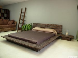 кровать в стиле лофт