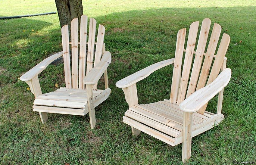 Деревянные кресла для дачи своими руками чертежи фото