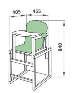 стандартный размер стула