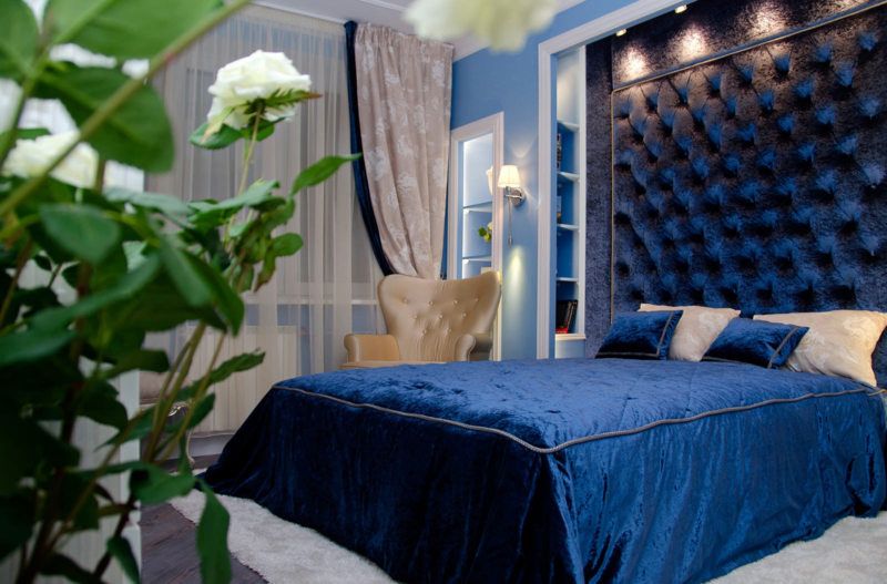 Синяя спальня.