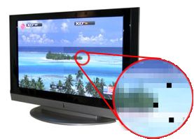 Битые пиксели на телевизоре