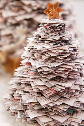 Новогодняя елка из журнала своими руками | Ёлки, Поделки, Декоративные поделки