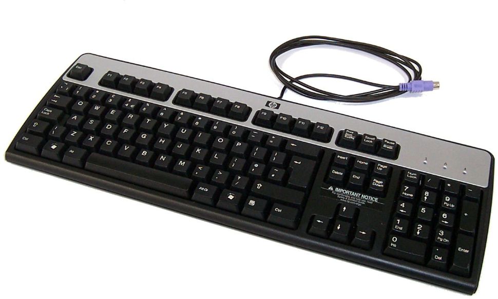 PS2 клавиатура.