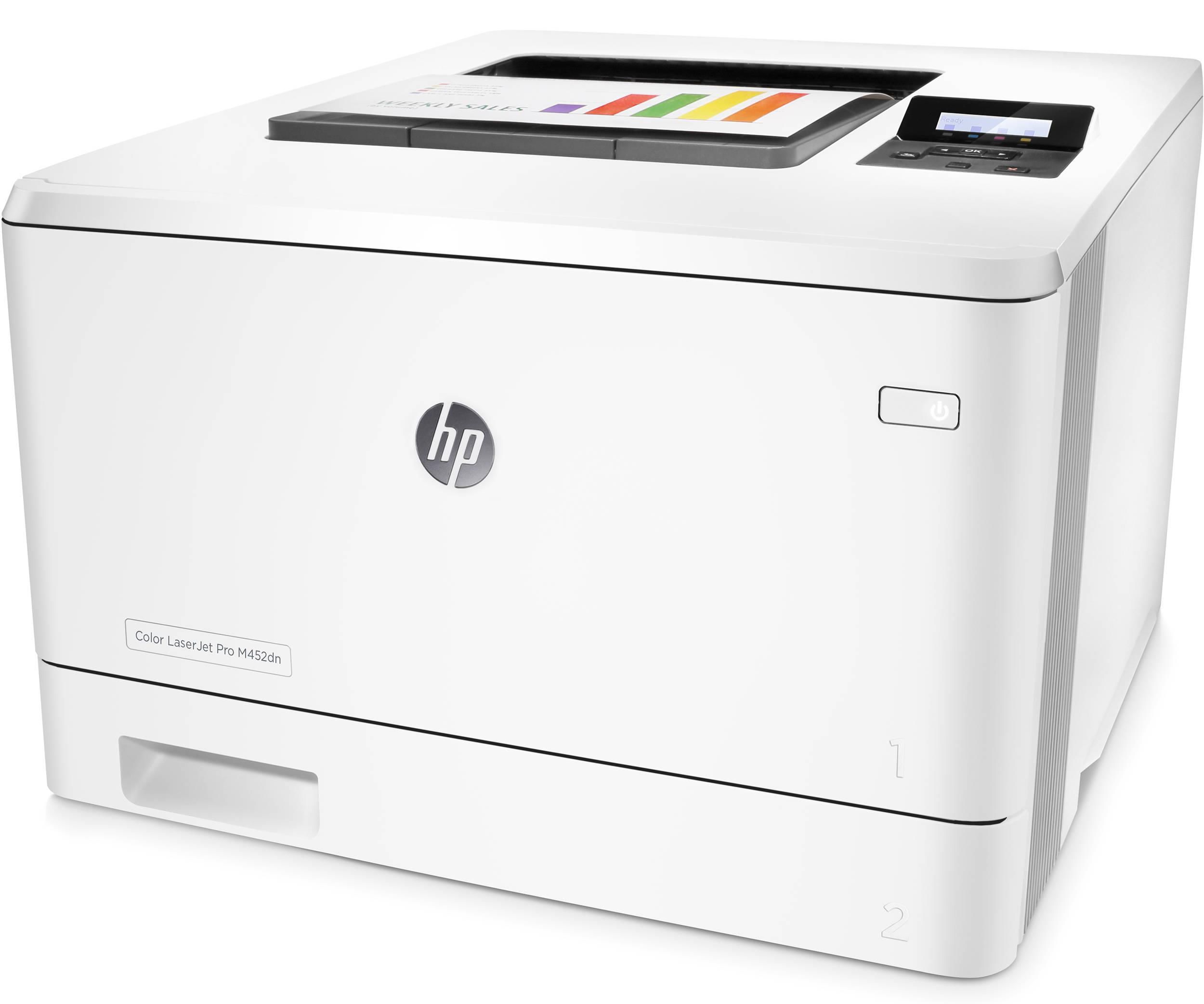 HP Color LaserJet Pro M452dn.