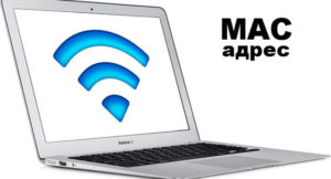 MAC адрес ноутбука.