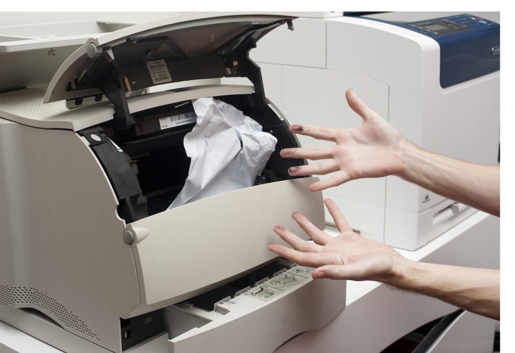 принтер жуёт бумагу