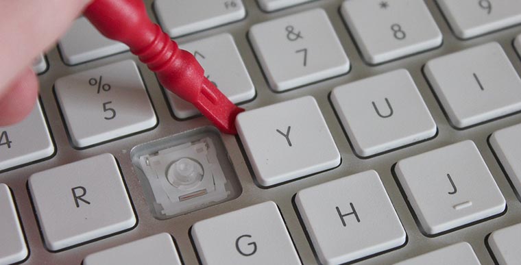 Как снять клавиши с клавиатуры
