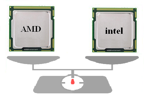 Intel и AMD.