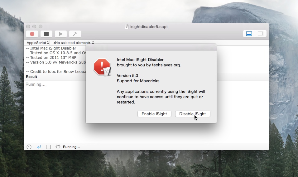 isight disabler