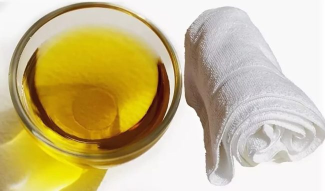 Растительное масло с полотенцем - тандем против грязи