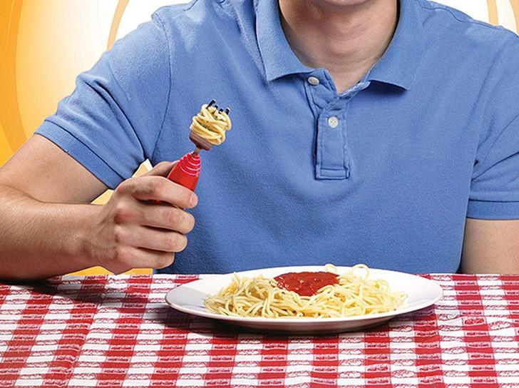 Вилка для автоматического накручивания спагетти.