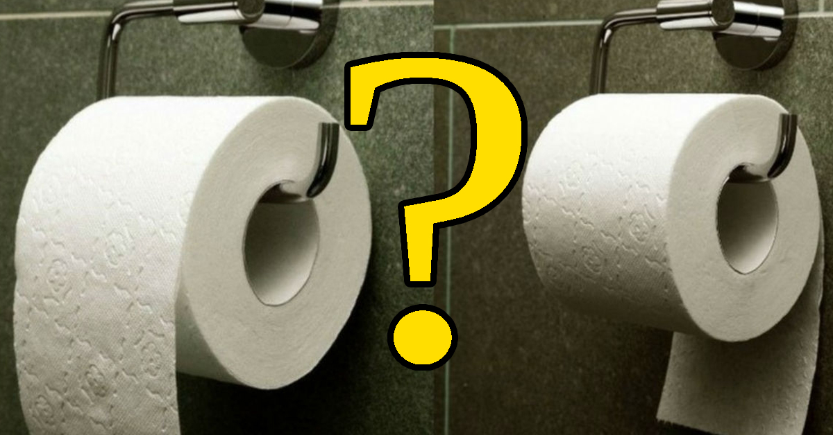 Как правильно вешать туалетную бумагу