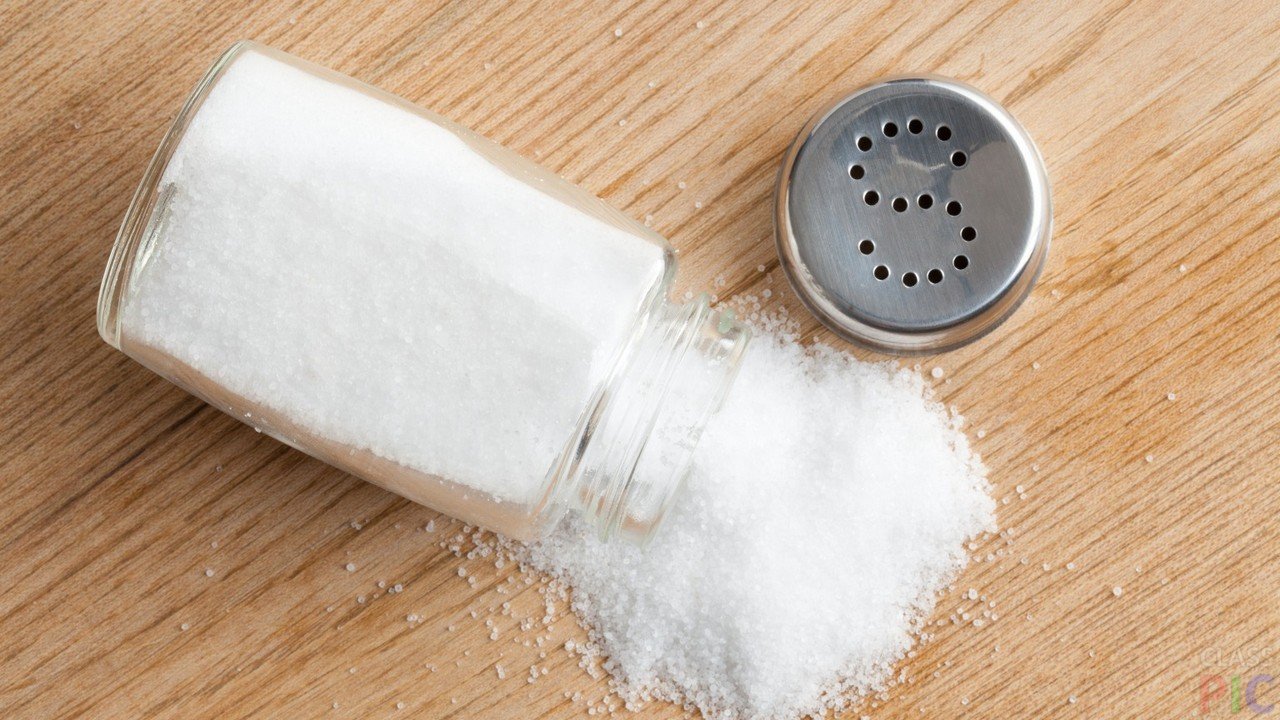 Соль на столе