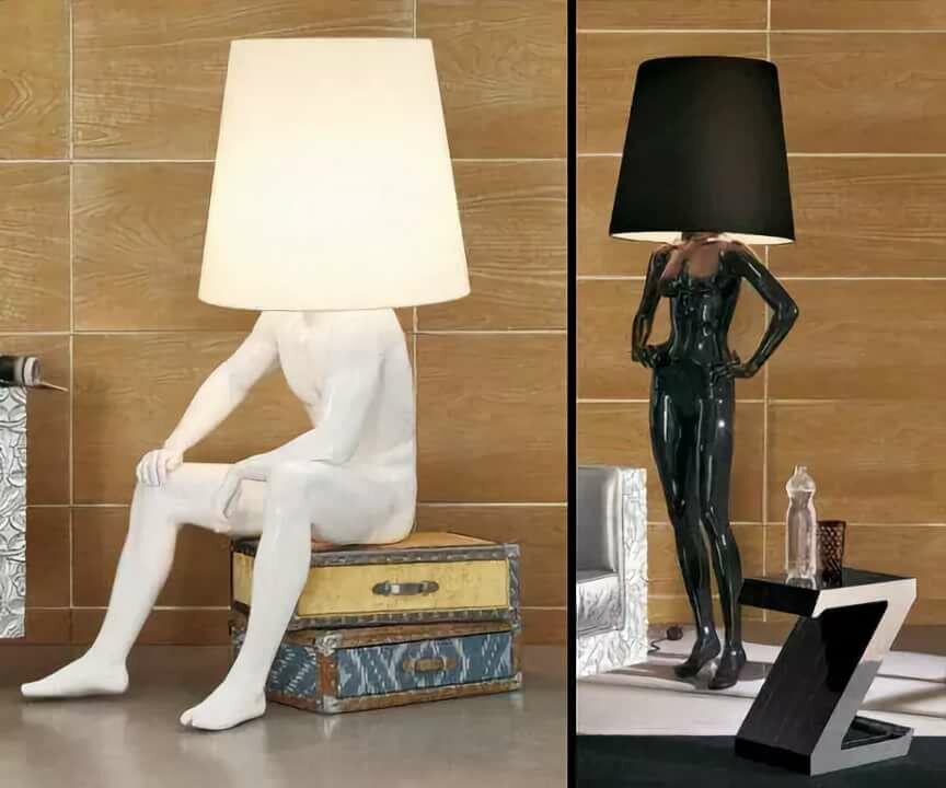лампа-человек