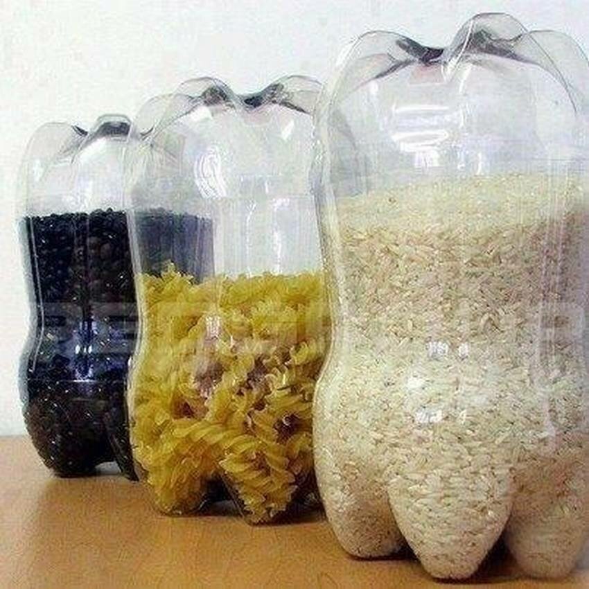 Контейнеры из пластиковых бутылок