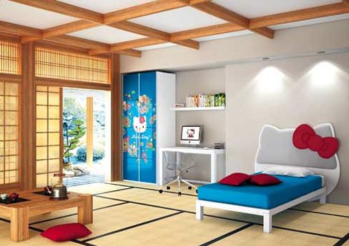 детская комната в азиатском стиле