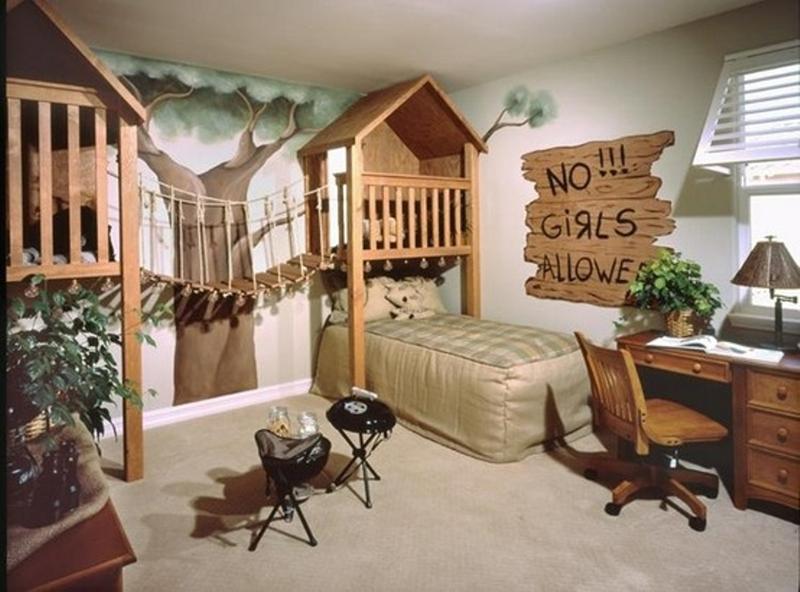 детская комната в стиле сафари