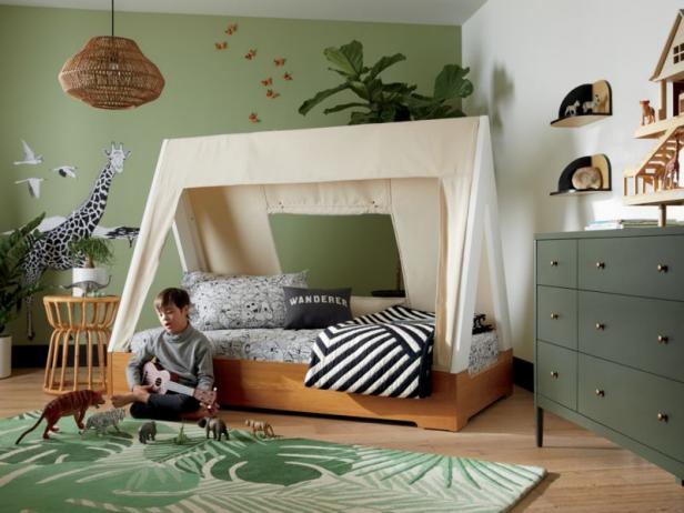 детская комната в стиле сафари