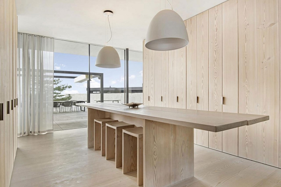 шторы для кухни в стиле минимализм