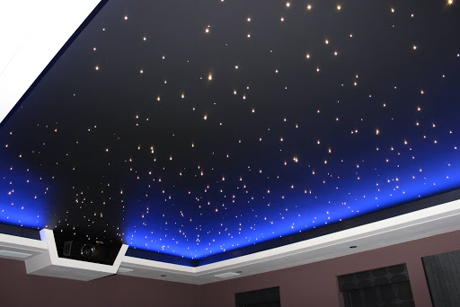 потолок с эффектом звёздного неба