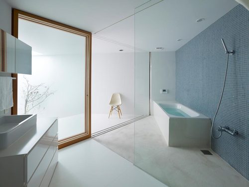 ванная в стиле минимализм