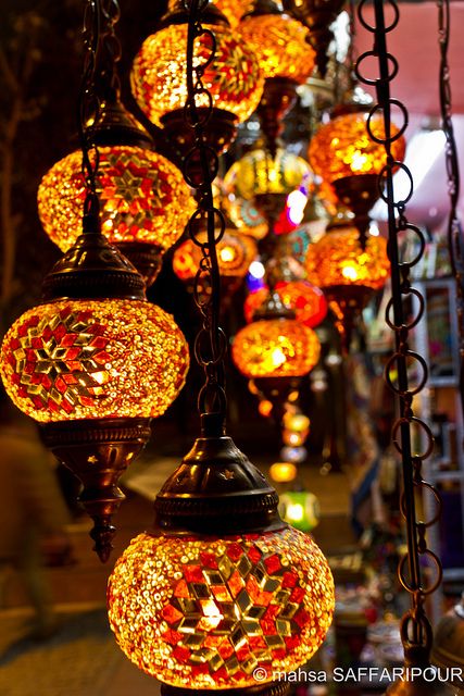 Турецкие светильники.