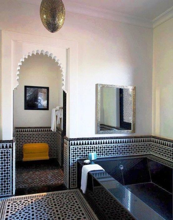 Марокканская ванная комната.