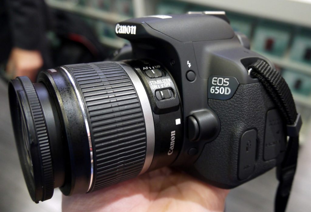 Canon EOS 650 D.