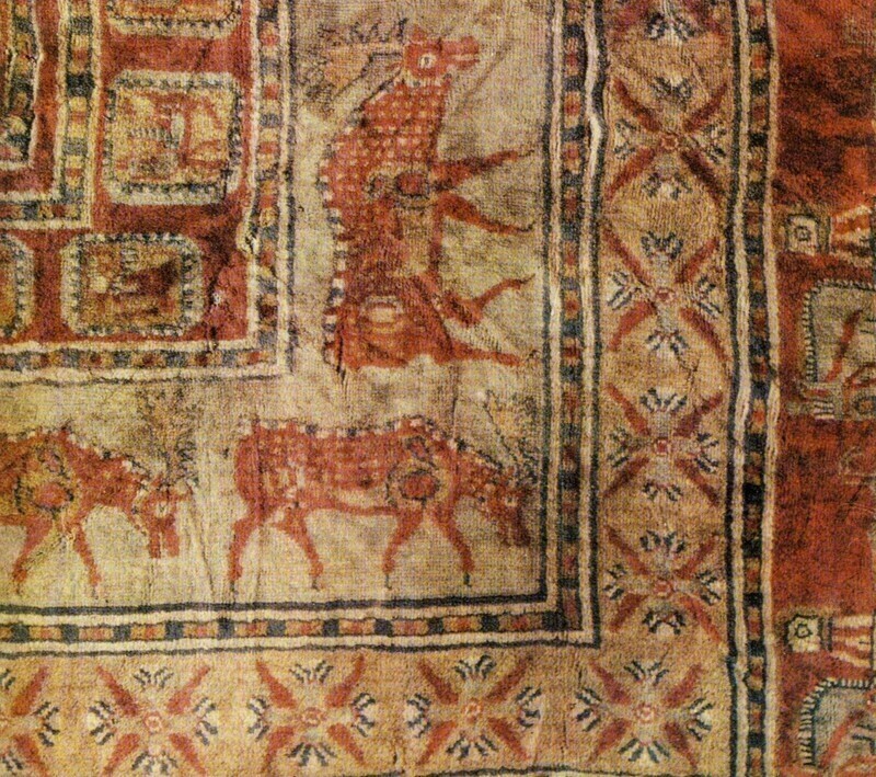 Почему древние ковры очень долго держат краску