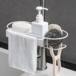 Sink-Faucet-Kitchen-Storage-Rack-Stainless-Steel-Hanging-Sponge-Holder-Bathroom-Shelf-Drain-Dry-Towel-Organizer